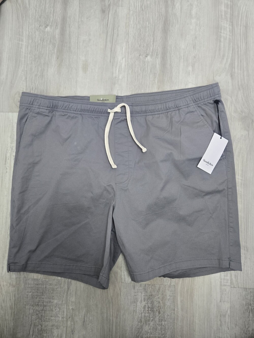 Goodfellow & Co Gray Cargo Drawstring Shorts